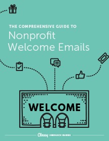 Guide to welcome fundraising emails