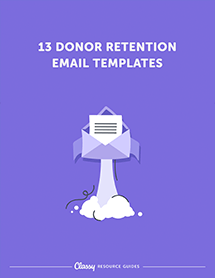 Donor retention fundraising email templates