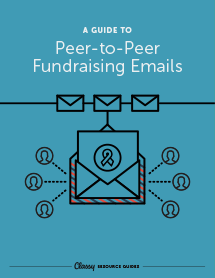 Peer-to-peer fundraising email guide