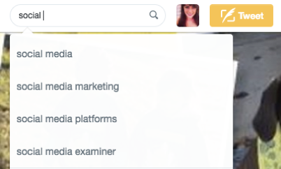 Twitter search results 