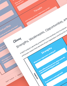 Nonprofit SWOT Analysis Diagram