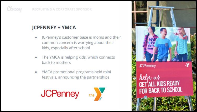 JCPenney YMCA corporate partners