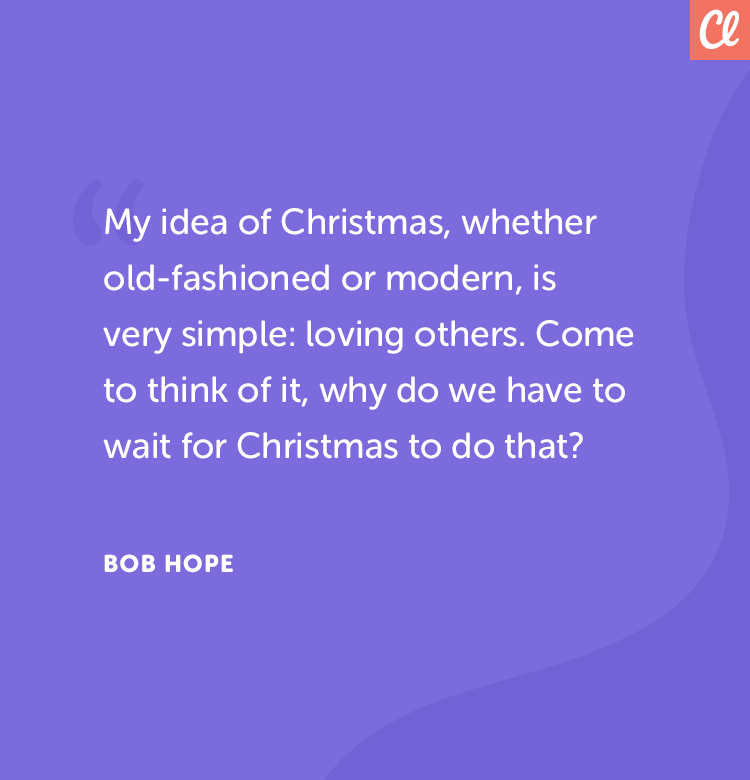 Christmas quote bob hope