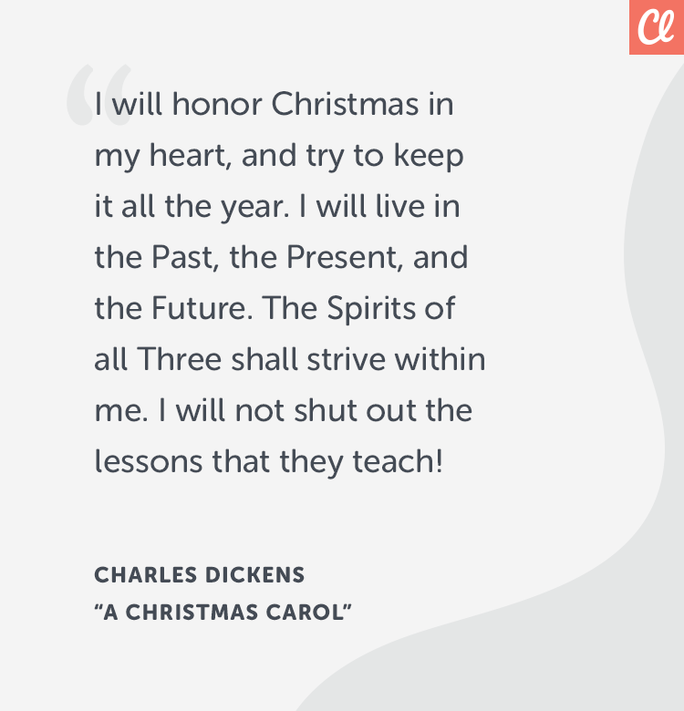 Holiday quote Charles Dickens