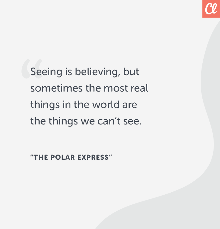  quote from "The Polar Express" 