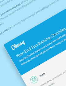 year-end fundraising checklist
