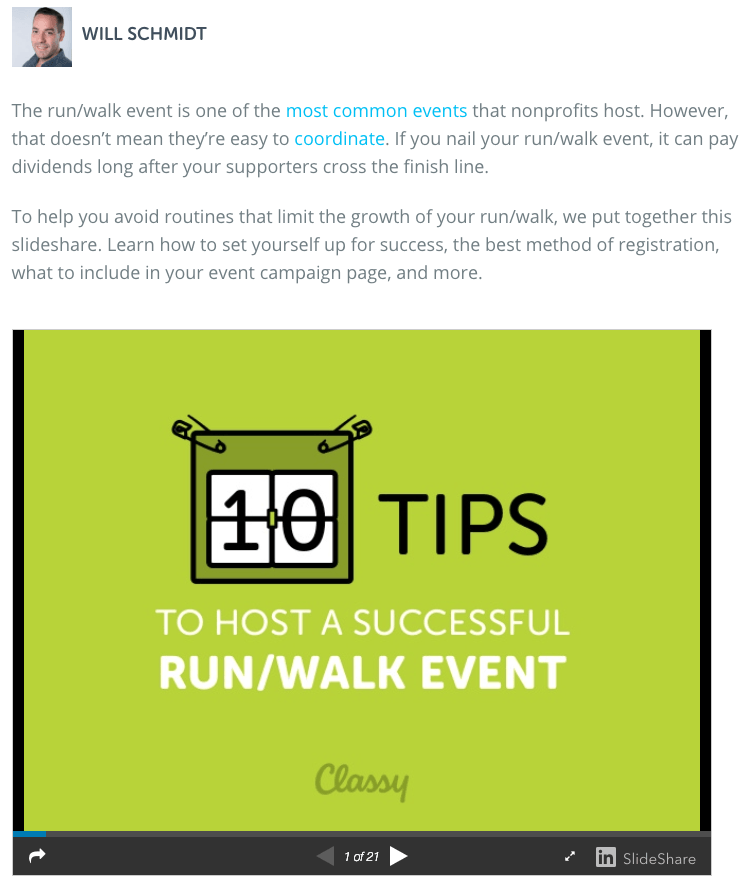Picture of the blog post, 10 Tips to Host a Successful Run/Walk