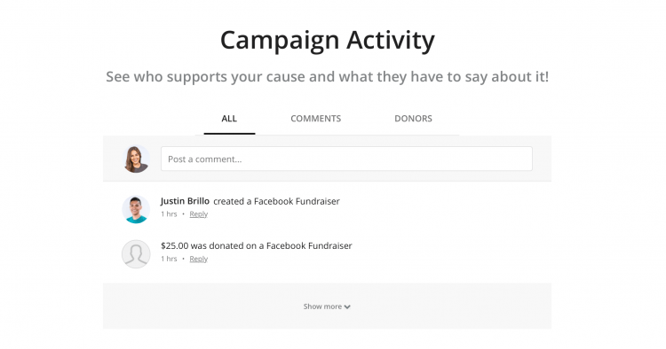 C4FB campaign activity