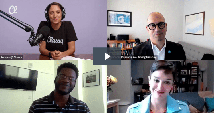 A video of three fundraising strategy experts discusses how COVID-19 will impact Giving Tuesday 2020 and year-end fundraising.