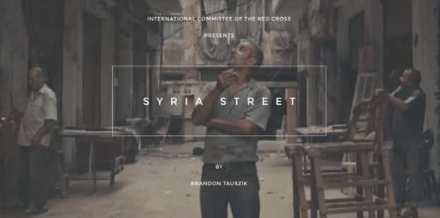 screenshot from Syria Street website