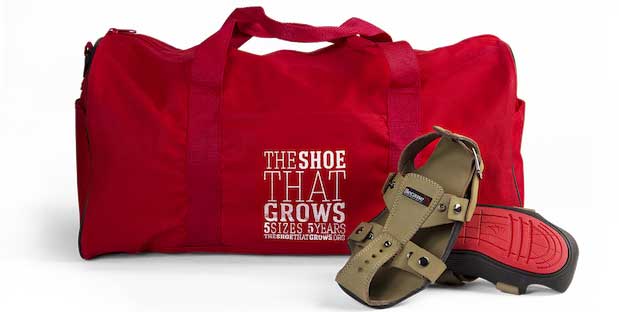 the shoe that grows