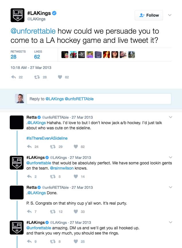 La kings retta tweet