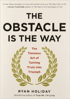 Book club idea—The Obstacle is the Way book cover 1