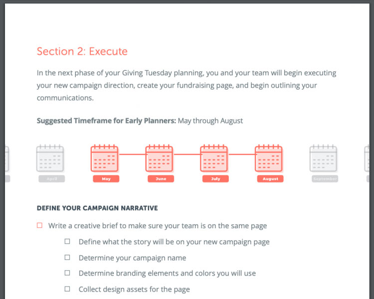 Giving Tuesday Checklist preview