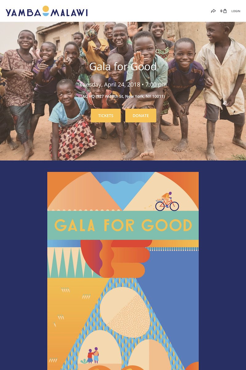 Yamba Malawi Gala for Goodcampaign image