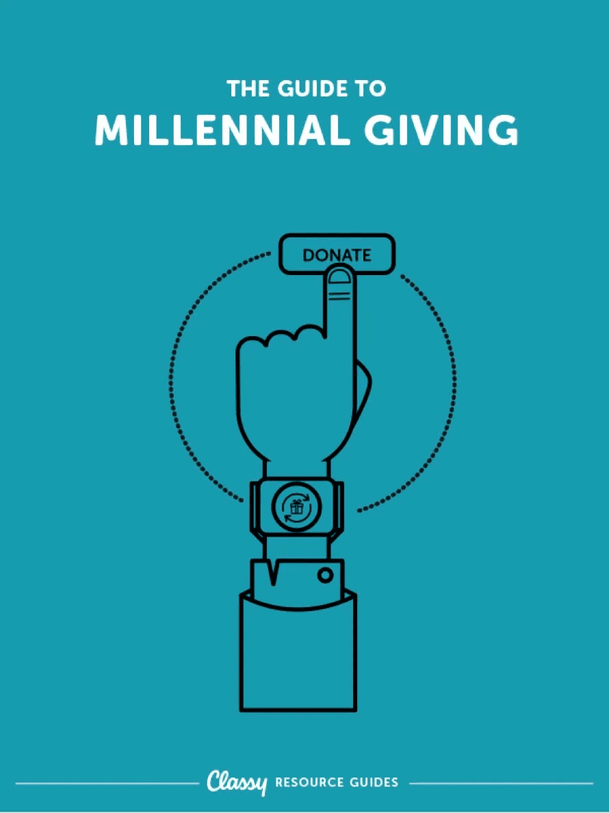 The Guide To Millennial Giving resource guide cover