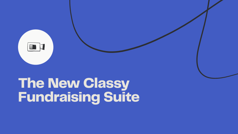 new classy fundraising suite