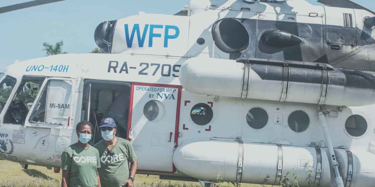WFP Haiti helicopter