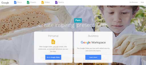 Online Presentation App: Google Slides