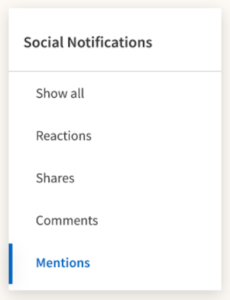 linkedin social notifications