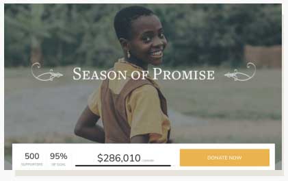 Pencils of Promise’s Season of Promise campaign