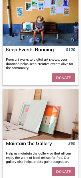 mobile fundraising campaign examaple