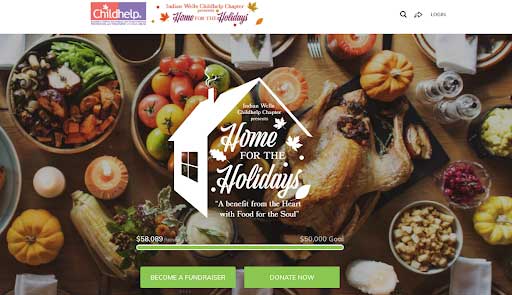 Childhelp's “Home for the Holidays”