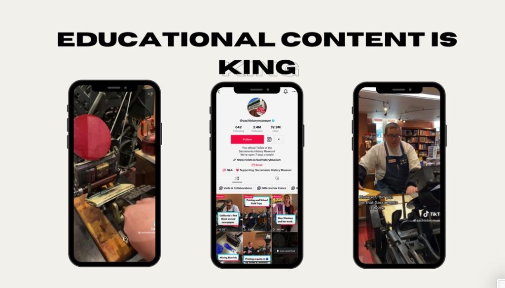 Examples of educational content on TikTok
