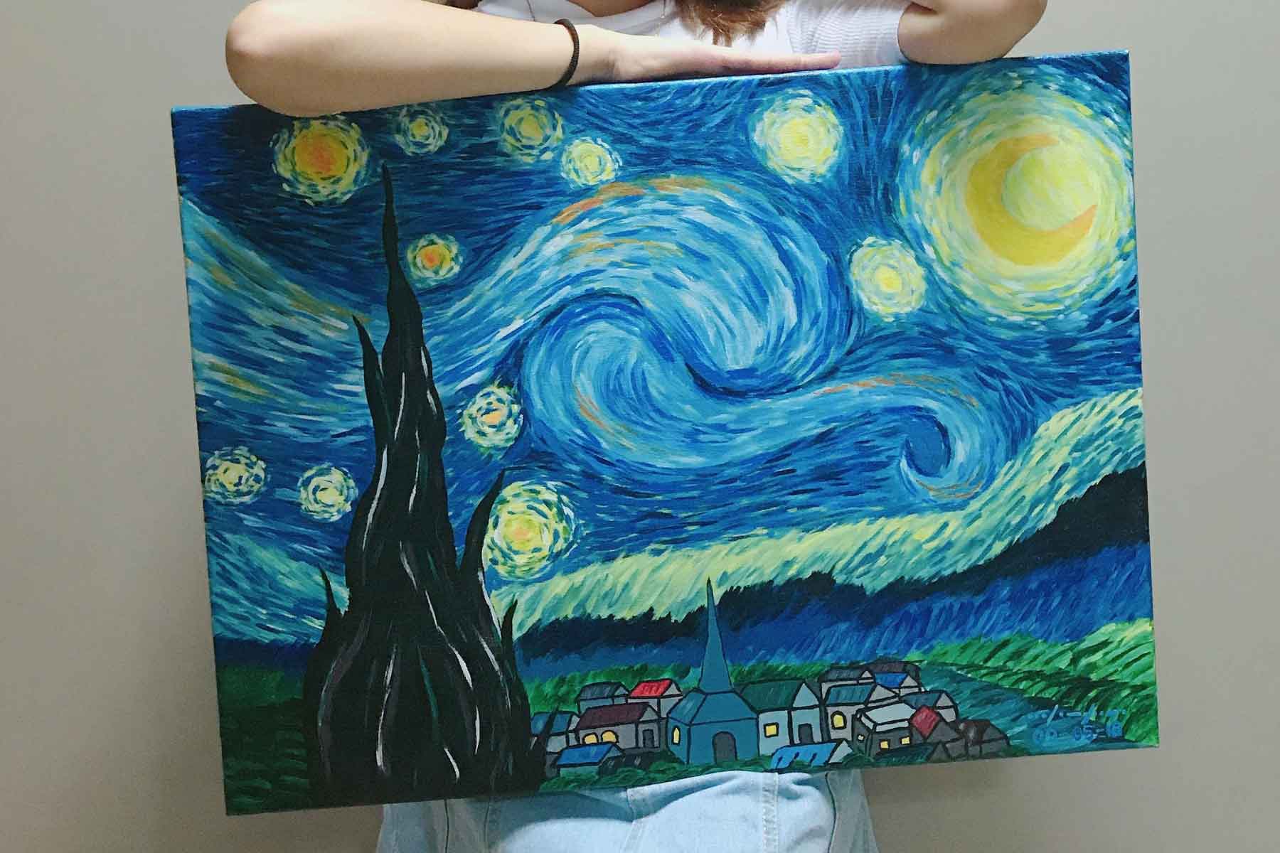 VanGogh painting Starry Night.
