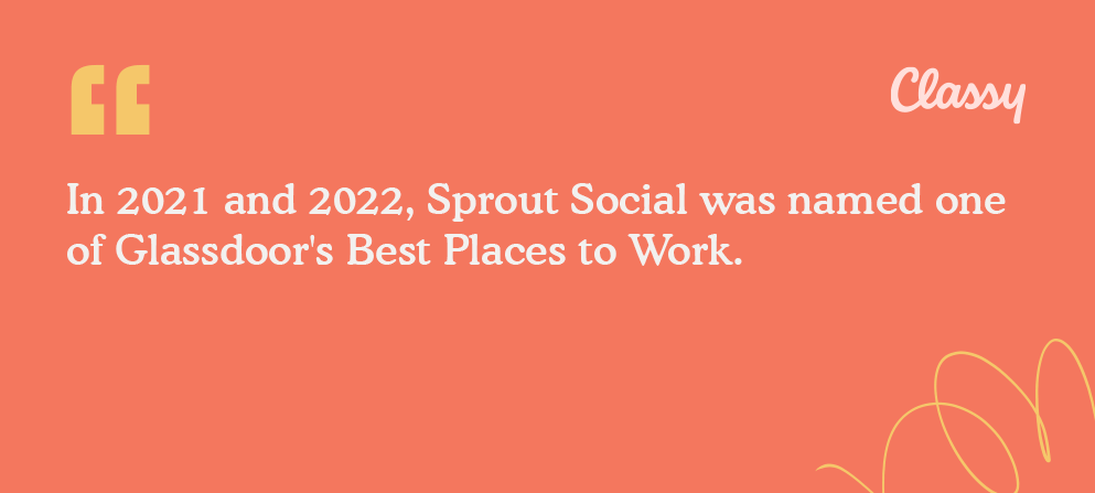 Sprout Social CSR statistic
