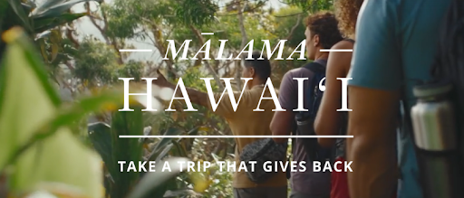 Malama Hawaii example of impact travel