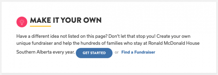 DIY fundraising